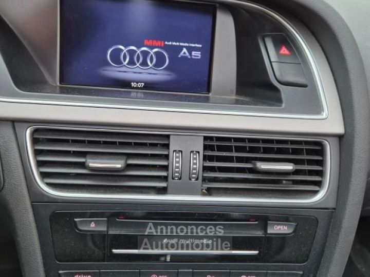 Audi A5 Cabriolet 20 TFSI 225CH S-LINE PLUS QUATTRO S-TRONIC SUIVI COMPLET FACTURES CAMERA 19 GPS - 7