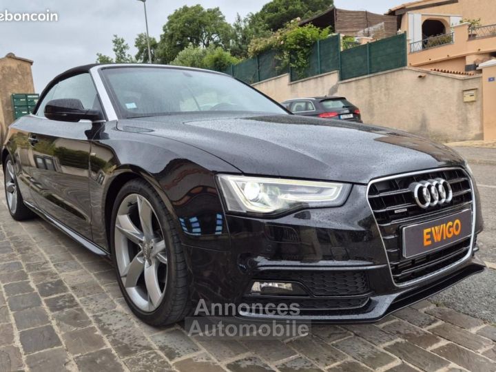Audi A5 Cabriolet 20 TFSI 225CH S-LINE PLUS QUATTRO S-TRONIC SUIVI COMPLET FACTURES CAMERA 19 GPS - 14