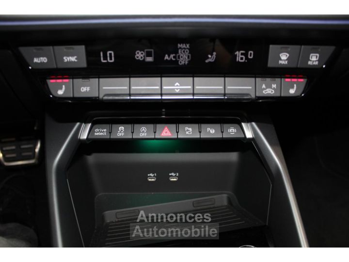 Audi A3 Sportback 35 TFSI - 150 cv - S line PHASE 2 - Full options - Financement 629 euros/mois - 14