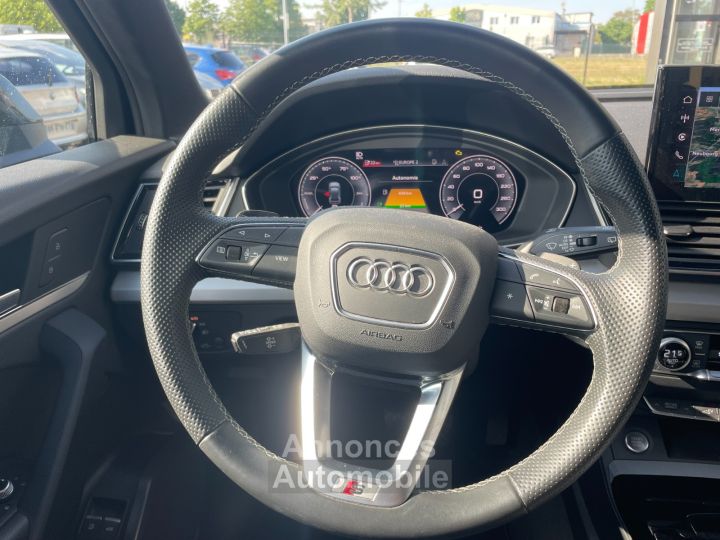 Audi Q5 Sportback 55 tfsie 367 s tronic 7 quattro line avec tva recuperable sieges chauffants hayon electrique attelage camera - 10