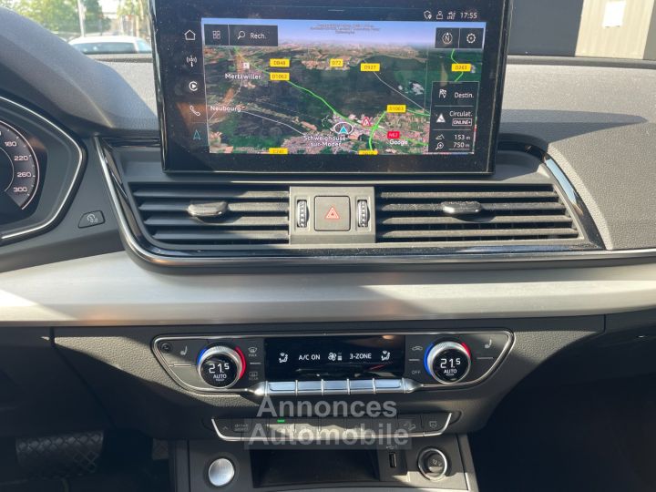 Audi Q5 Sportback 55 tfsie 367 s tronic 7 quattro line avec tva recuperable sieges chauffants hayon electrique attelage camera - 12