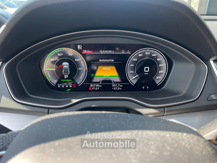Audi Q5 Sportback 55 tfsie 367 s tronic 7 quattro line avec tva recuperable sieges chauffants hayon electrique attelage camera - 26