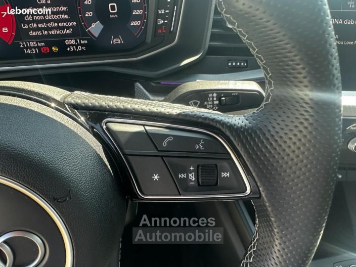 Audi A1 Sportback 10 30 TFSI 110 CH S-LINE S-TRONIC BVA ENTRETIEN CONTRUCTEUR - 18