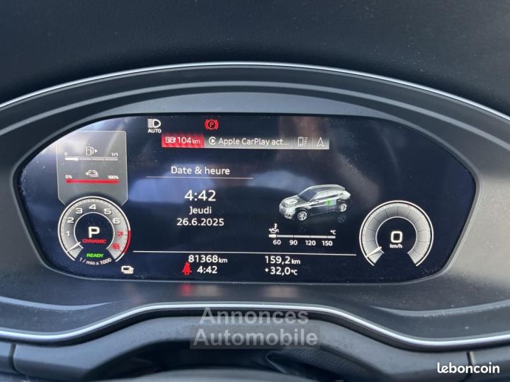 Audi Q5 Sportback 50 TFSIe Hybrid PHEV 299 ch S tronic 7 Quattro Avus Full options 1e main FR - 42