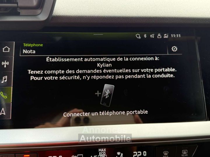 Audi A3 Sportback 30 TDi S line- Capteurs av et arr - 16