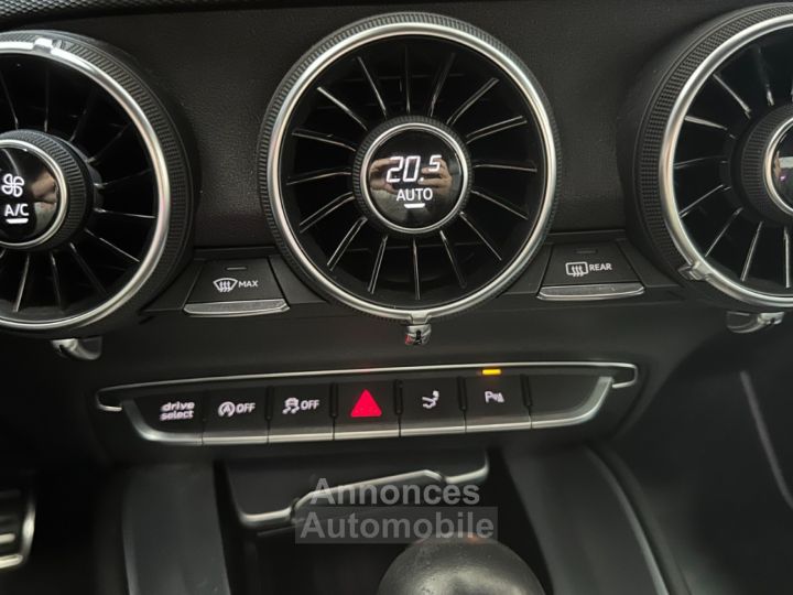 Audi TTS COUPE S tronic 6 Quattro 20 TFSI 310 ch ~ Bang Olufsen ~ Virtual cockpit ~ Caméra de recul - 14