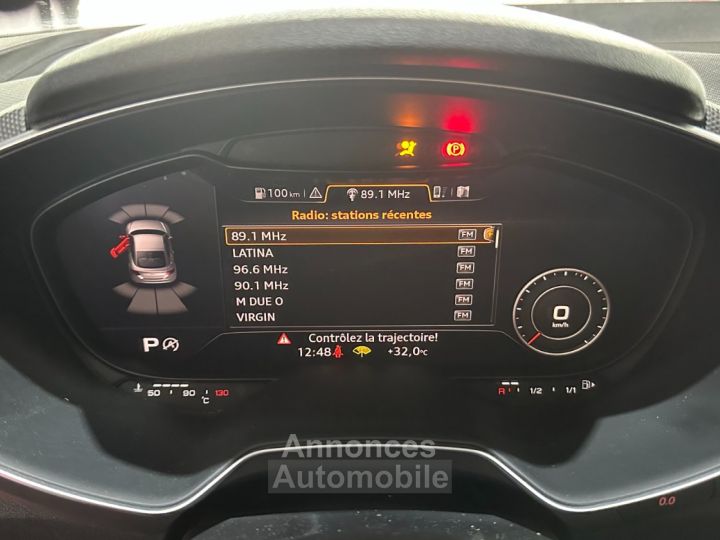 Audi TTS COUPE S tronic 6 Quattro 20 TFSI 310 ch ~ Bang Olufsen ~ Virtual cockpit ~ Caméra de recul - 19