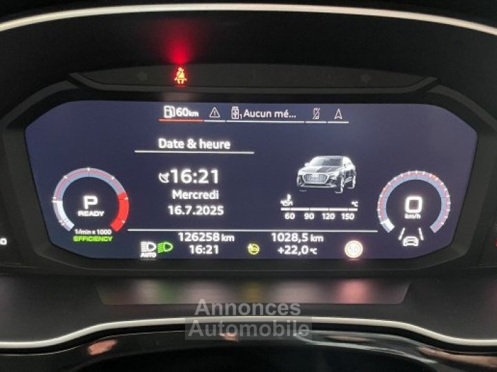 Audi Q3 Sportback SPORTBACK/ A PARTIR DE 318,42/MOIS* / 35 TDI 150CH S TRONIC 7 - 17