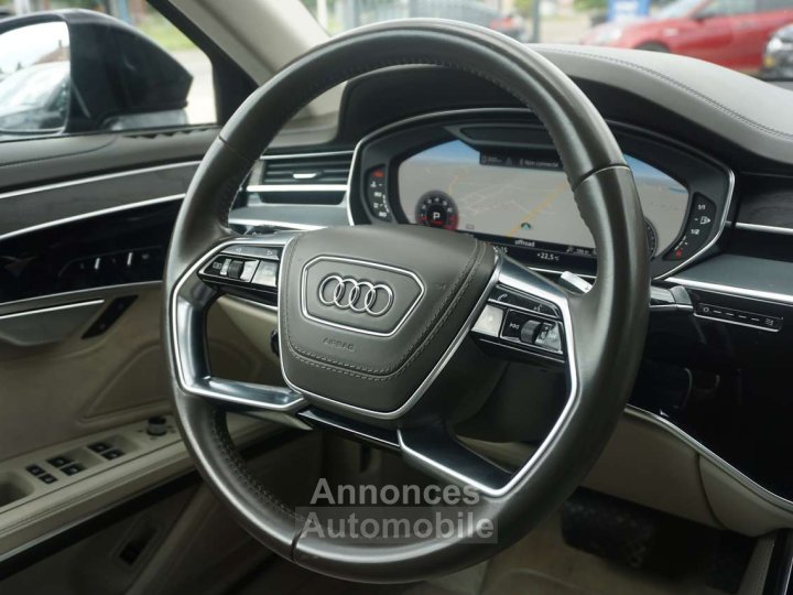 Audi A8 30 V6 TFSI Quattro AUTO FULL BLACK MATRIX CAM 6B - 19