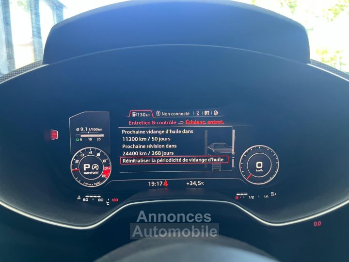 Audi TTS COUPE 20 TFSI 310 Ch S tronic 6 Quattro OFFRE SEPTEMBRE : -50% SUR GARANTIE / SUIVI / SIEGES ELEC / BO / MATRIX LED / VIRTUAL - 31
