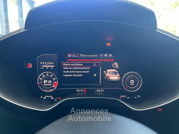 Audi TTS COUPE 20 TFSI 310 Ch S tronic 6 Quattro OFFRE SEPTEMBRE : -50% SUR GARANTIE / SUIVI / SIEGES ELEC / BO / MATRIX LED / VIRTUAL - 32