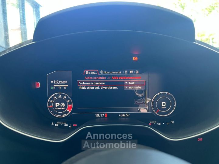 Audi TTS COUPE 20 TFSI 310 Ch S tronic 6 Quattro OFFRE SEPTEMBRE : -50% SUR GARANTIE / SUIVI / SIEGES ELEC / BO / MATRIX LED / VIRTUAL - 36