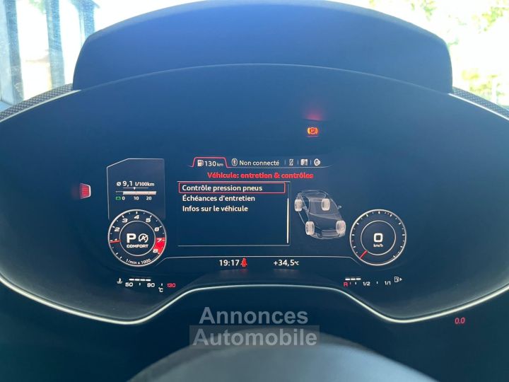 Audi TTS COUPE 20 TFSI 310 Ch S tronic 6 Quattro OFFRE SEPTEMBRE : -50% SUR GARANTIE / SUIVI / SIEGES ELEC / BO / MATRIX LED / VIRTUAL - 45