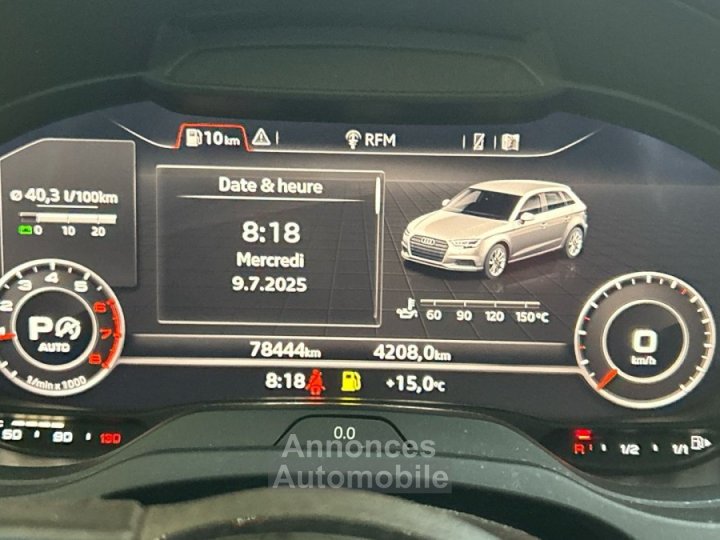 Audi A3 Sportback 20 TFSI 190CH DESIGN LUXE S TRONIC 7 - 6