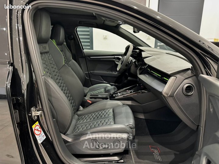 Audi RS3 SPORTBACK III 8Y 25 TFSI 400 Ch QUATTRO PACK BLACK EXCLUSIVE-PACK RS DESIGN VERT-TOIT OUVRANT-PACK CARBONE-FEUX MATRIX-B&O-ECHAP SPORT-ACC-MAGNETIC R - 5
