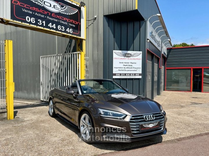 Audi A5 CABRIOLET 30 TDI 218CH S LINE QUATTRO S TRONIC 7 - 1
