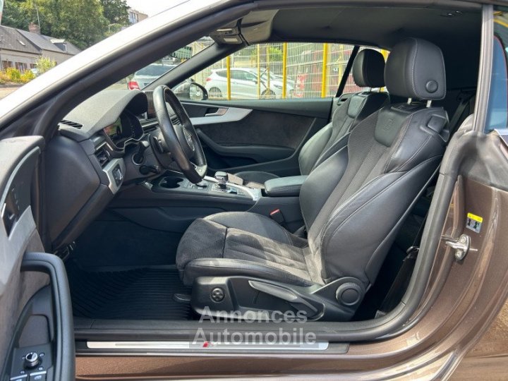 Audi A5 CABRIOLET 30 TDI 218CH S LINE QUATTRO S TRONIC 7 - 13