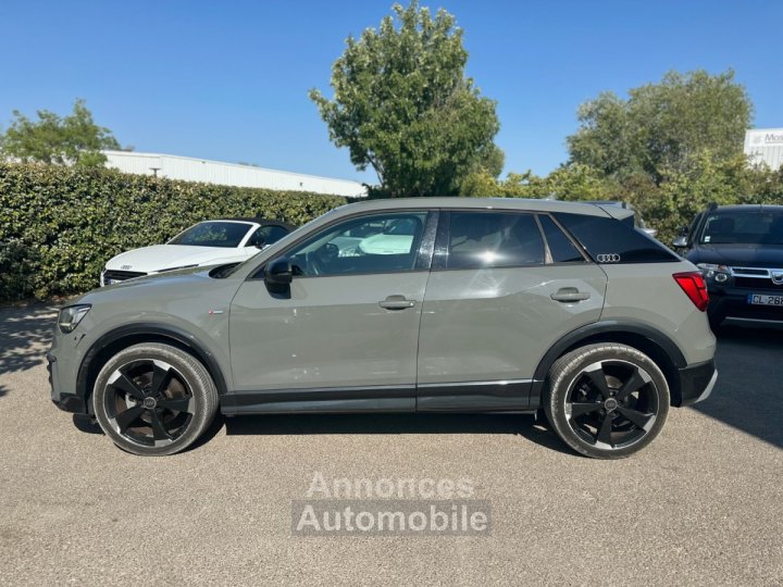 Audi Q2 14 TFSI 150 ch S tronic 7 S Line GRIS QUANTUM - CAM - SIÈGES CHAUFF - 2