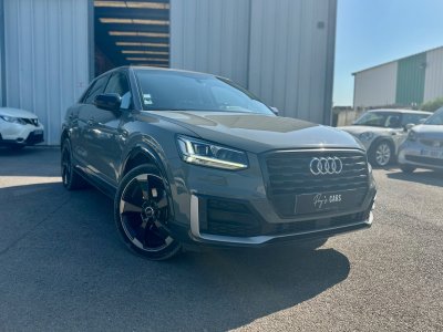 Audi Q2 14 TFSI 150 ch S tronic 7 S Line GRIS QUANTUM - CAM - SIÈGES CHAUFF   - 7