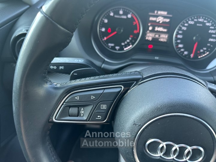 Audi Q2 14 TFSI 150 ch S tronic 7 S Line GRIS QUANTUM - CAM - SIÈGES CHAUFF - 18