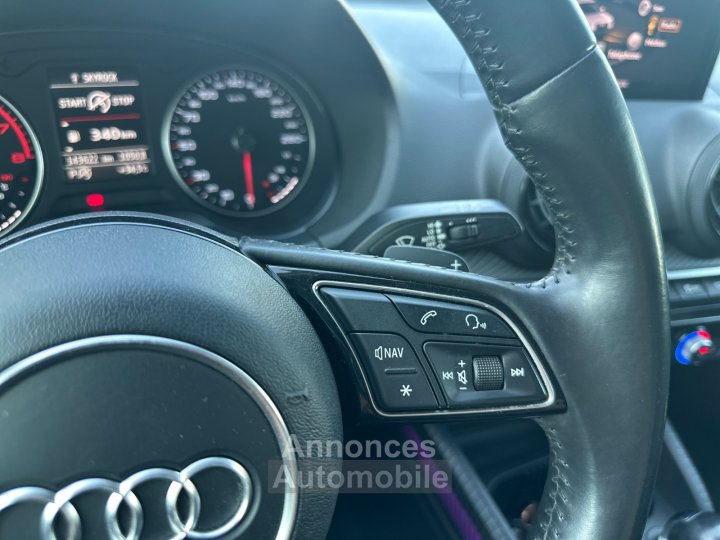 Audi Q2 14 TFSI 150 ch S tronic 7 S Line GRIS QUANTUM - CAM - SIÈGES CHAUFF - 20