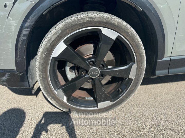 Audi Q2 14 TFSI 150 ch S tronic 7 S Line GRIS QUANTUM - CAM - SIÈGES CHAUFF - 42