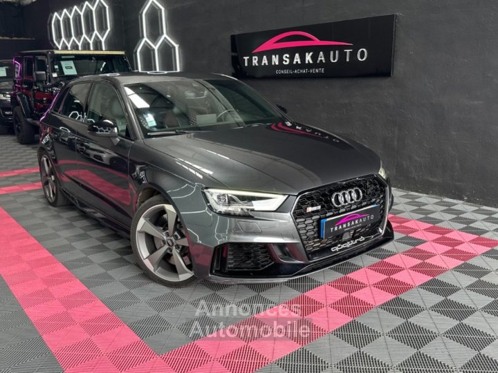 Audi RS3 SPORTBACK S tronic 7 Quattro 25 TFSI 400 ch ~VÉHICULE FRANÇAIS ~ Bang Olufsen ~ TVA RÉCUPÉRABLE ~ Virtual cockpit - 1