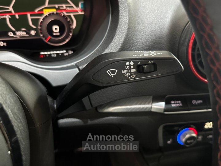 Audi RS3 SPORTBACK S tronic 7 Quattro 25 TFSI 400 ch ~VÉHICULE FRANÇAIS ~ Bang Olufsen ~ TVA RÉCUPÉRABLE ~ Virtual cockpit - 15