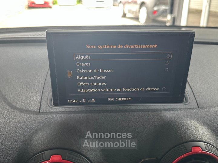 Audi RS3 SPORTBACK S tronic 7 Quattro 25 TFSI 400 ch ~VÉHICULE FRANÇAIS ~ Bang Olufsen ~ TVA RÉCUPÉRABLE ~ Virtual cockpit - 25
