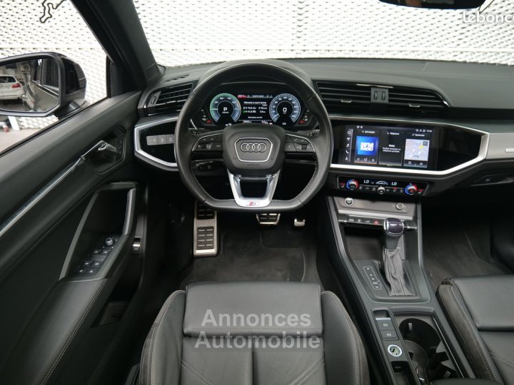 Audi Q3 Sportback NEW HYBRID 45TFSI e 245 S LINE 1° MAIN FRANCAIS TVA RECUPERABLE GPS 16-9 XENON ECLAIRAGE AMBIANCE VOLANT MEPLAT CAMERA 360° CHARGEUR INDUCTION JA20 KE - 6