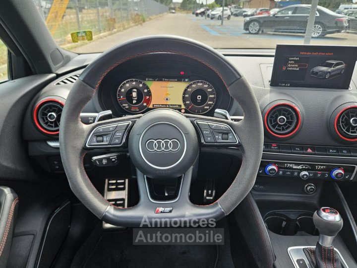Audi RS3 SportBack Quattro 25 TFSI - 400 - BV S-tronic 8V SPORTBACK  PHASE 2 - 11