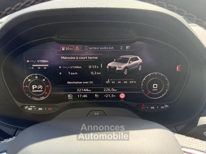 Audi Q2 20 35 TDI - 150 - BV S-tronic  S line + GPS + CAMERA AR + RADAR AR et AV - 21