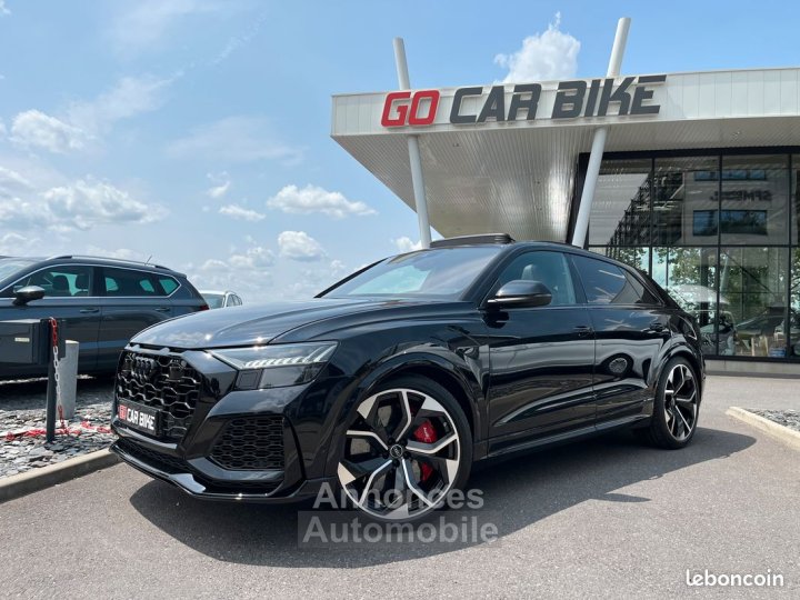 Audi RS Q8 RSQ8 600 ch Full Black Française Garantie 6 ans Suivi complet Matrix Laser Toit ouvrant Echappement Sport Affichage Tête Haute Dynamique Bang&Olufsen - 1