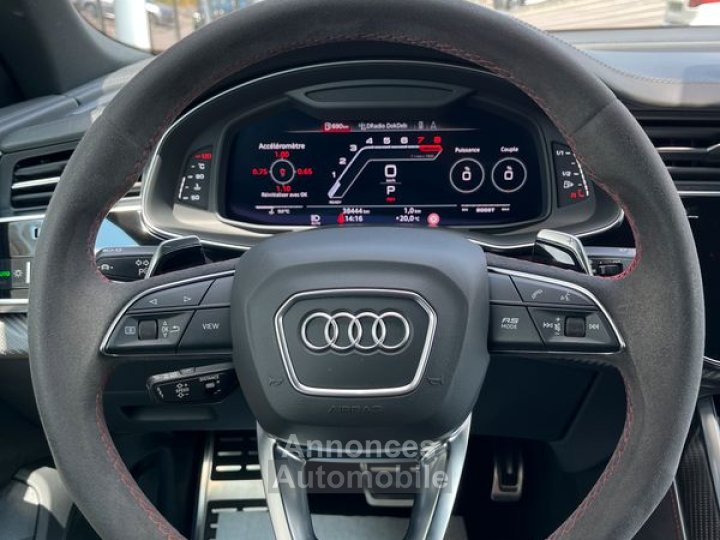 Audi RS Q8 RSQ8 600 ch Full Black Française Garantie 6 ans Suivi complet Matrix Laser Toit ouvrant Echappement Sport Affichage Tête Haute Dynamique Bang&Olufsen - 6