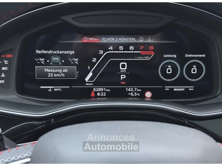 Audi RS Q8 Quattro 40 V8 BiTFSI mHEV- 600 - BVA Tiptronic  PHASE 1 - 25