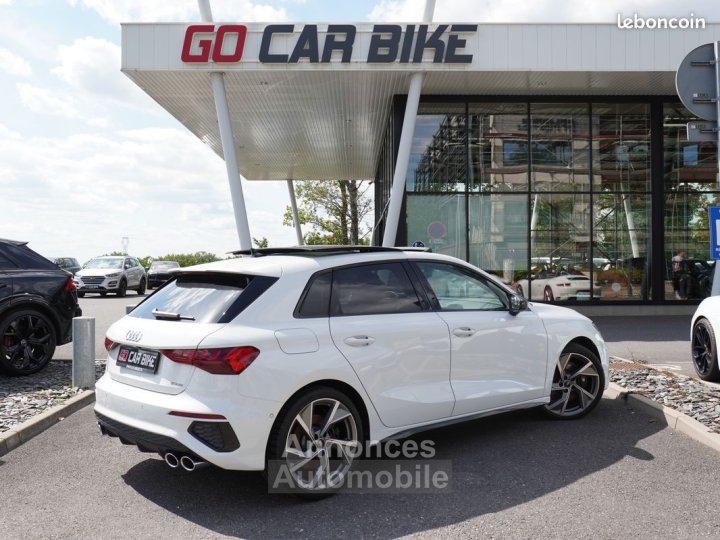 Audi S3 Sportback TFSI 310CH Malus payé Garantie 6 ans Suivi Toit ouvrant panoramique Hayon électrique Sièges cuir chauffants Siège à mémoire Sono Bang & Oluf - 3