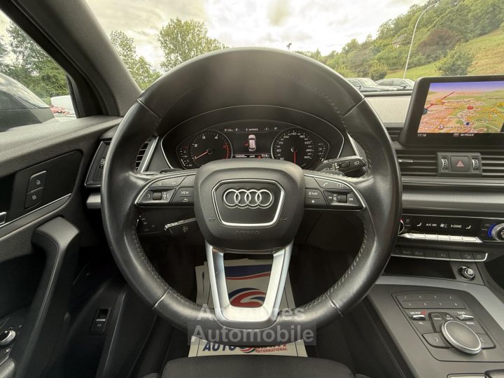 Audi Q5 Quattro 20 TDI - 190 S-tronic Design Luxe SUIVI COMPLET + GPS + CAMERA AR - 17
