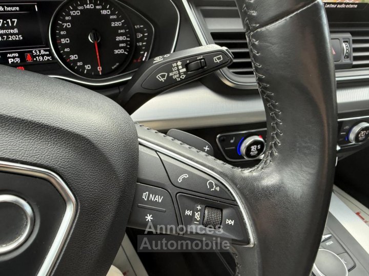 Audi Q5 Quattro 20 TDI - 190 S-tronic Design Luxe SUIVI COMPLET + GPS + CAMERA AR - 23
