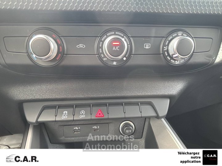 Audi A1 Sportback 30 TFSI 116 ch BVM6 Advanced - 16