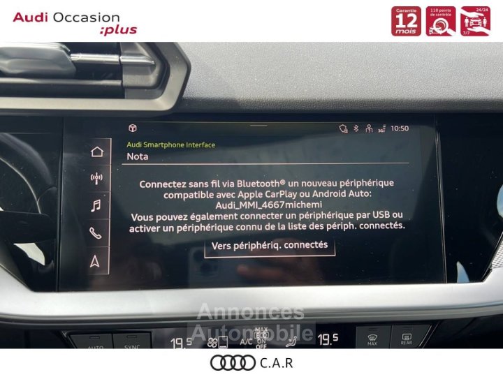 Audi A3 Sportback 40 TFSIe 204 S tronic 6 Design Luxe - 14