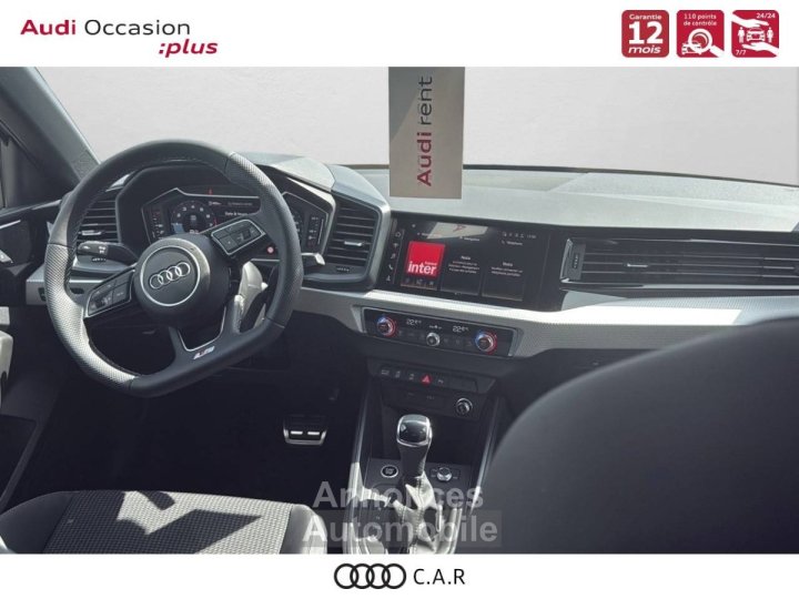 Audi A1 Sportback 30 TFSI 116 ch S tronic 7 Black Edition - 9