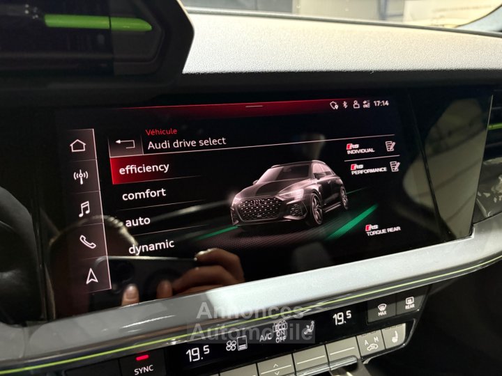 Audi RS3 sportback 25 tfsi 400 s tronic 7 quattro aise o toit ouvrant - 36