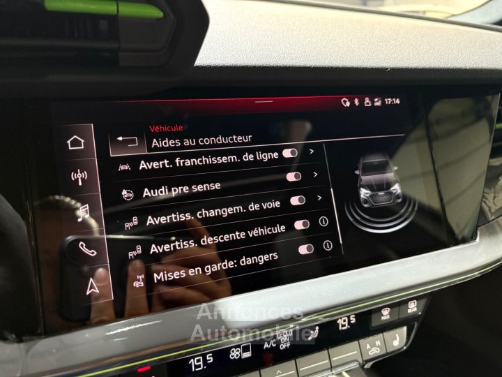 Audi RS3 sportback 25 tfsi 400 s tronic 7 quattro aise o toit ouvrant - 43