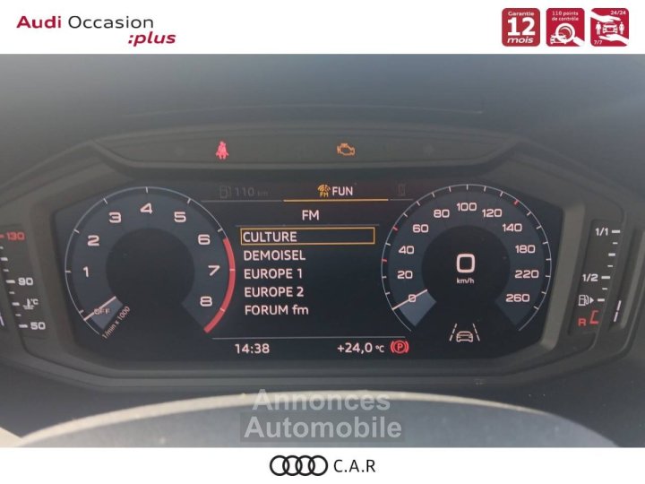 Audi A1 Sportback 25 TFSI 95 ch BVM5 - 10