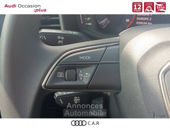 Audi A1 Sportback 25 TFSI 95 ch BVM5 - 11
