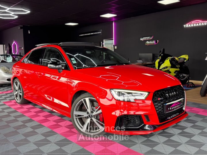 Audi RS3 BERLINE DAZA 400 ch 25 TFSi S tronic 7 Quattro ~ Toit Ouvrant ~ Bang Olufsen ~ Pack RS - 1