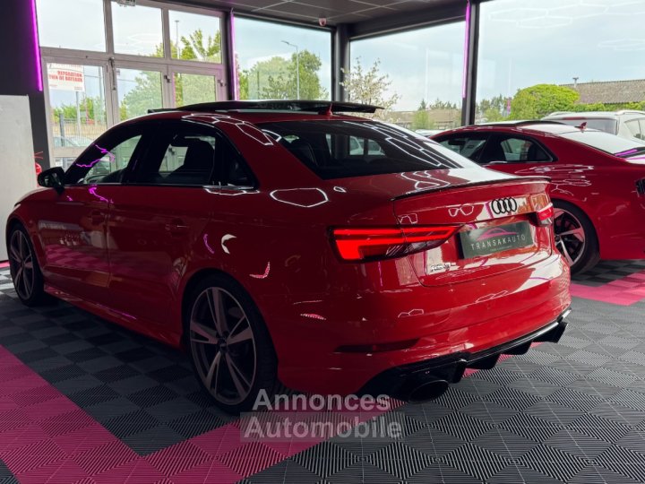 Audi RS3 BERLINE DAZA 400 ch 25 TFSi S tronic 7 Quattro ~ Toit Ouvrant ~ Bang Olufsen ~ Pack RS - 3