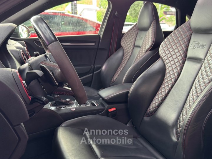 Audi RS3 BERLINE DAZA 400 ch 25 TFSi S tronic 7 Quattro ~ Toit Ouvrant ~ Bang Olufsen ~ Pack RS - 6
