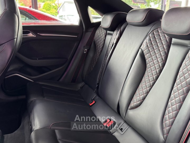 Audi RS3 BERLINE DAZA 400 ch 25 TFSi S tronic 7 Quattro ~ Toit Ouvrant ~ Bang Olufsen ~ Pack RS - 7