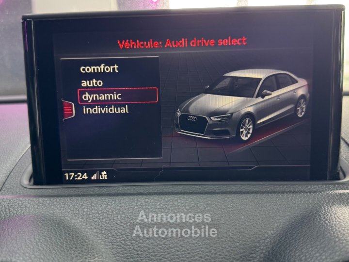 Audi RS3 BERLINE DAZA 400 ch 25 TFSi S tronic 7 Quattro ~ Toit Ouvrant ~ Bang Olufsen ~ Pack RS - 14